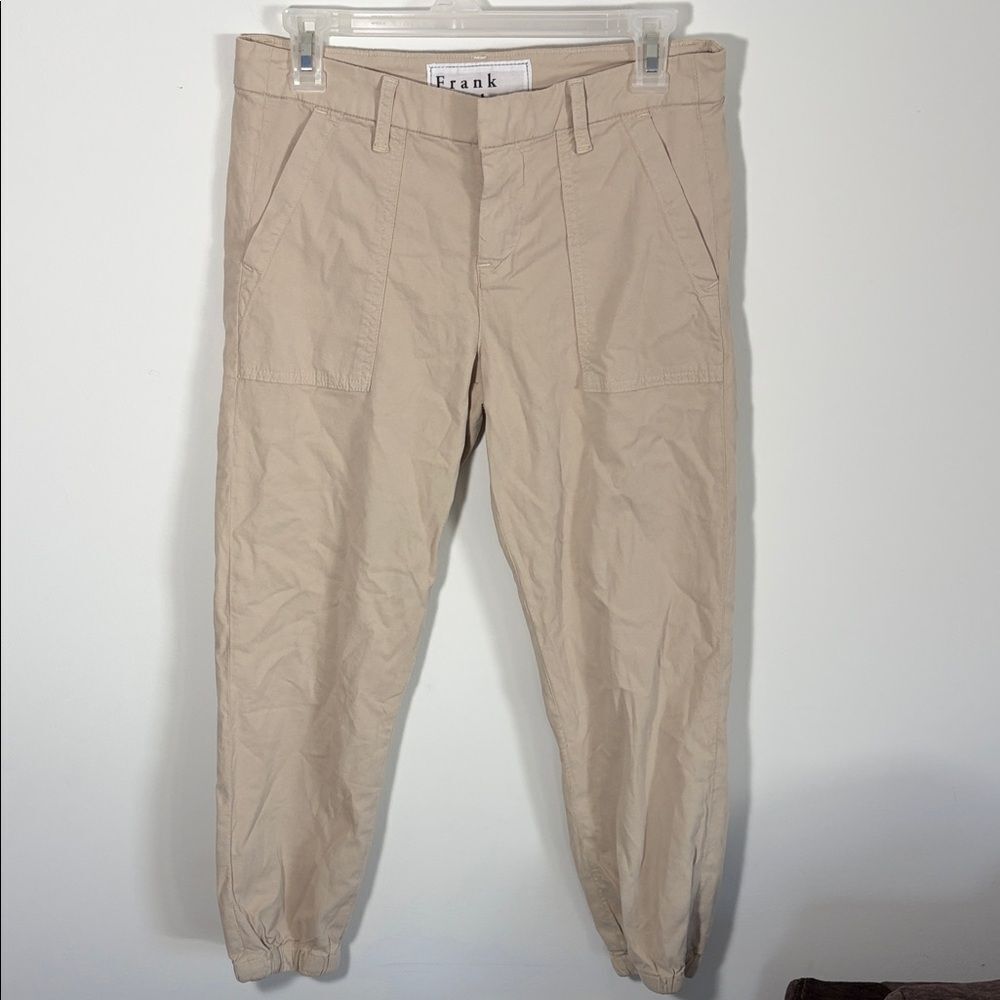 Frank & Eileen Foxrock The Italian Stretch Cotton Utility Joggers - 2 - Picture 4 of 11